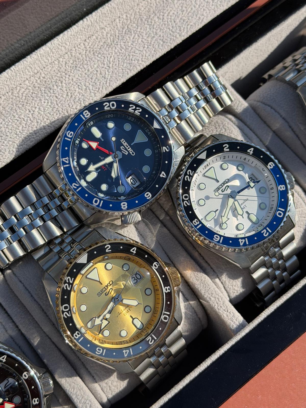 Seiko watches close-up